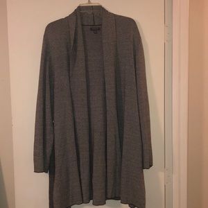 Gray Madison Cardigan w/ pockets and belt